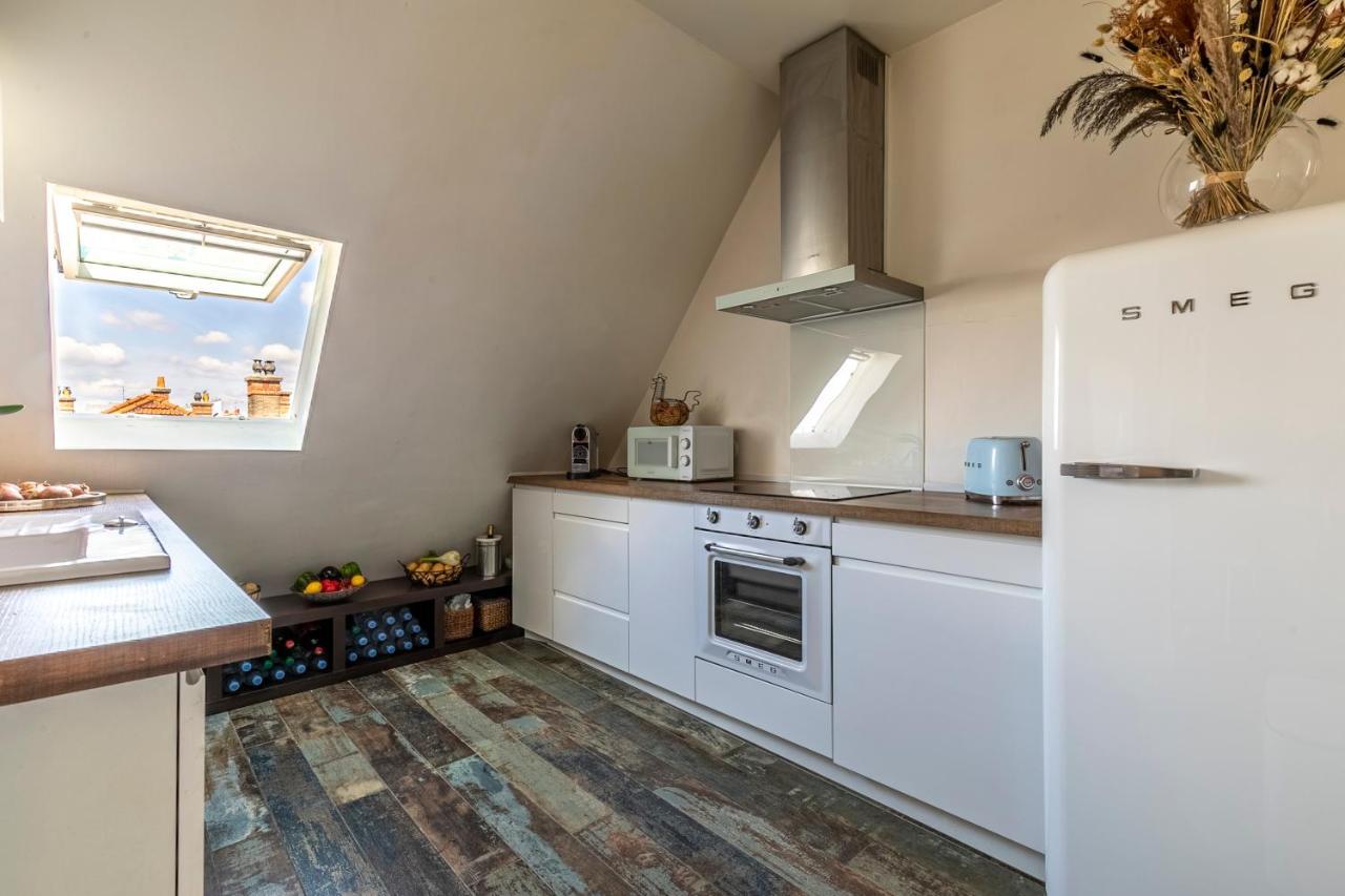 Paris Centre Dernier Etage Vue Ascenseur Διαμέρισμα Εξωτερικό φωτογραφία