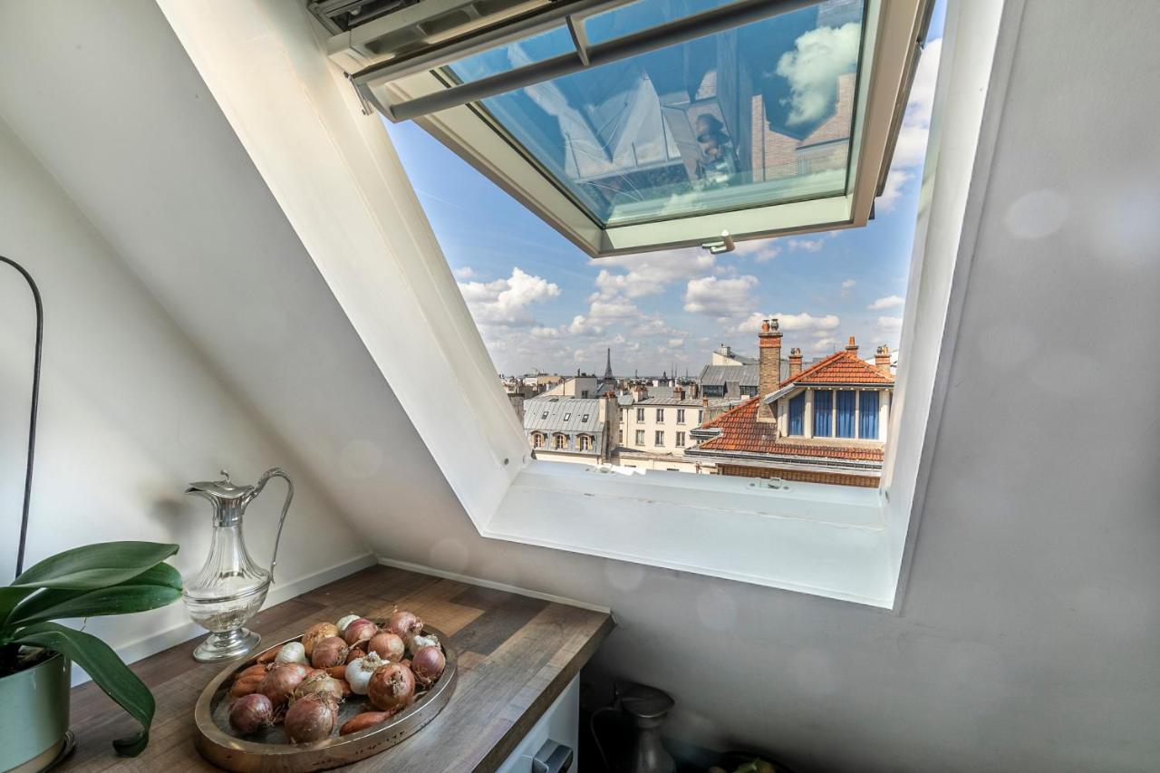 Paris Centre Dernier Etage Vue Ascenseur Διαμέρισμα Εξωτερικό φωτογραφία