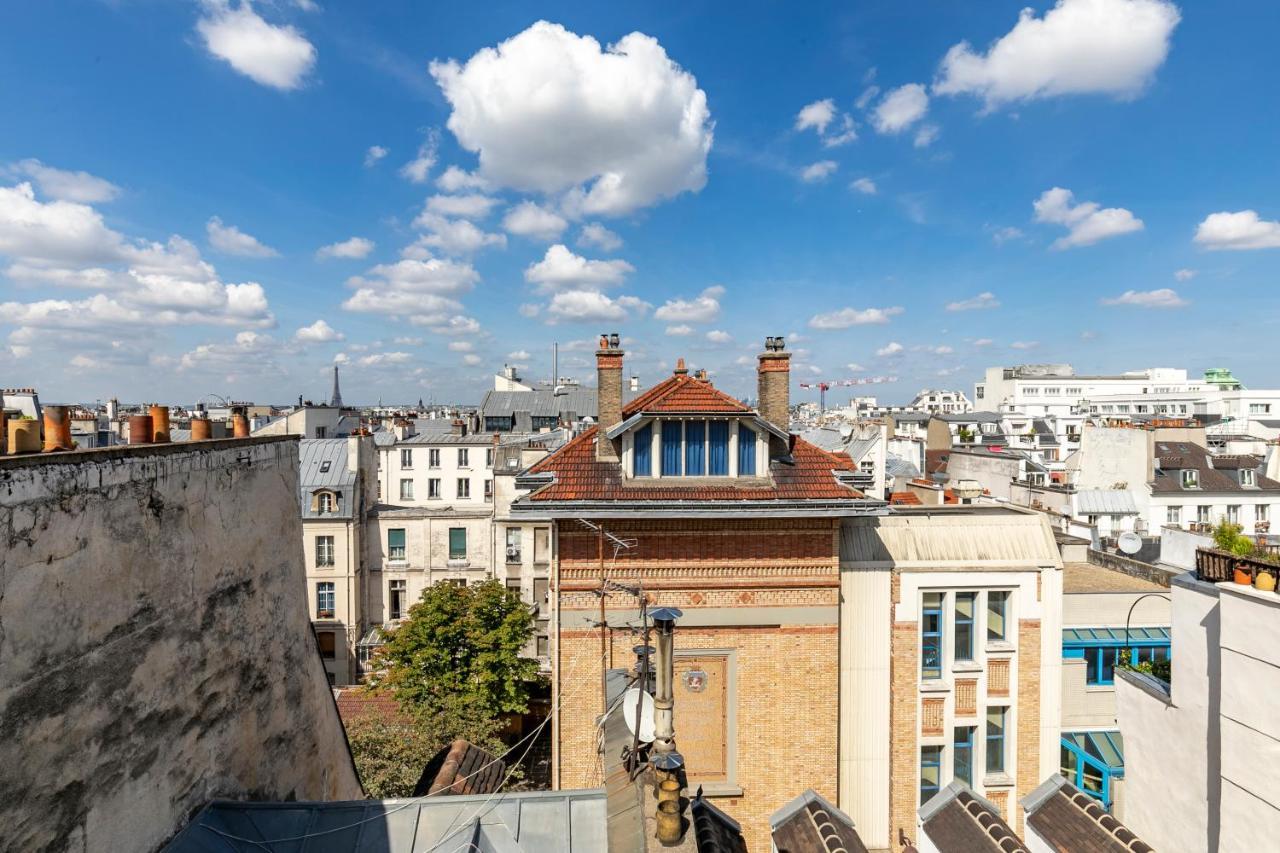 Paris Centre Dernier Etage Vue Ascenseur Διαμέρισμα Εξωτερικό φωτογραφία